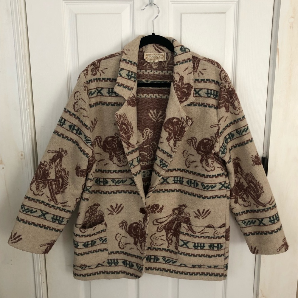BONJOUR LIGHTWEIGHT JACKET HORSE DESIGN, Size L